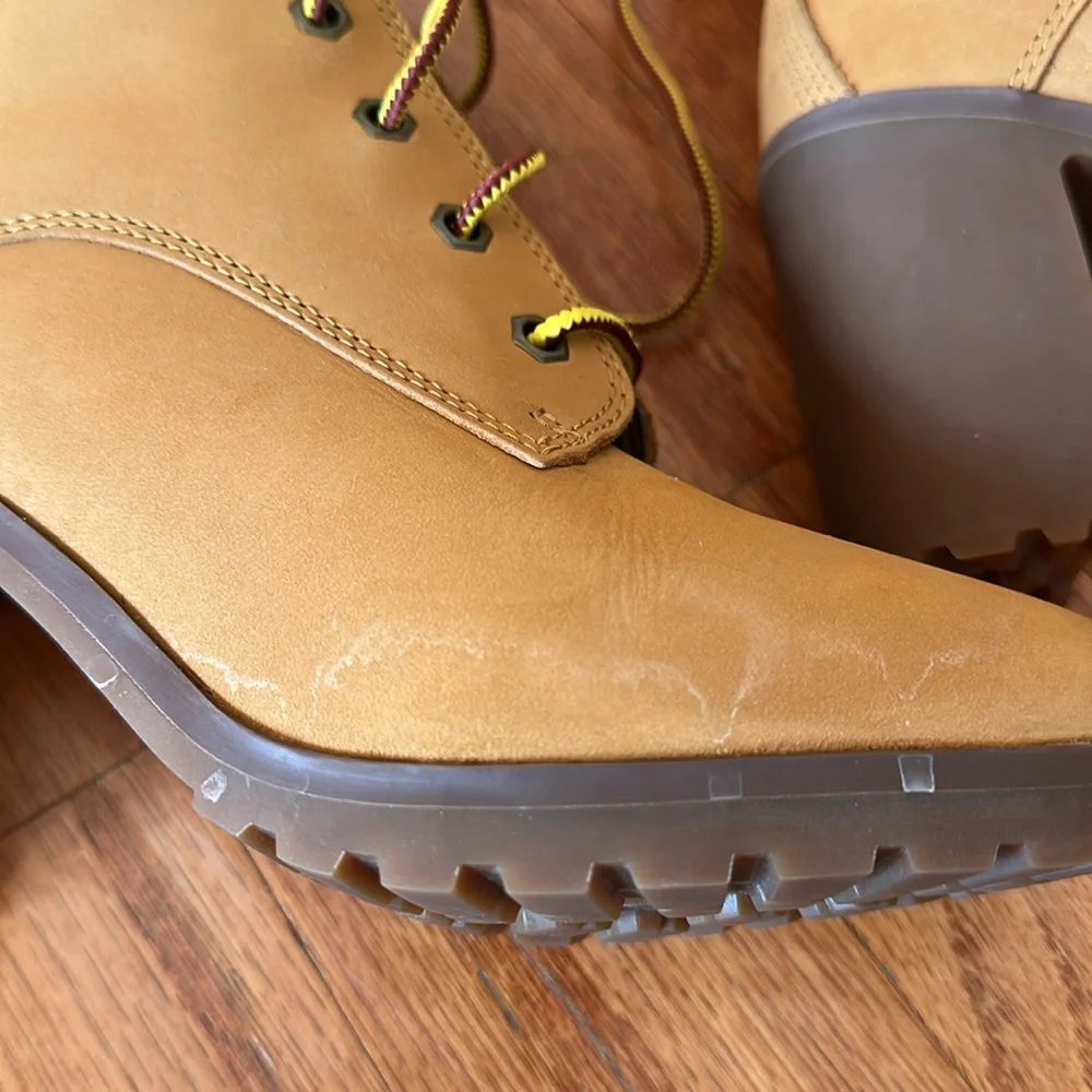 Timberland Women's Brown Heeled Boots 7 - Picture 5 of 10